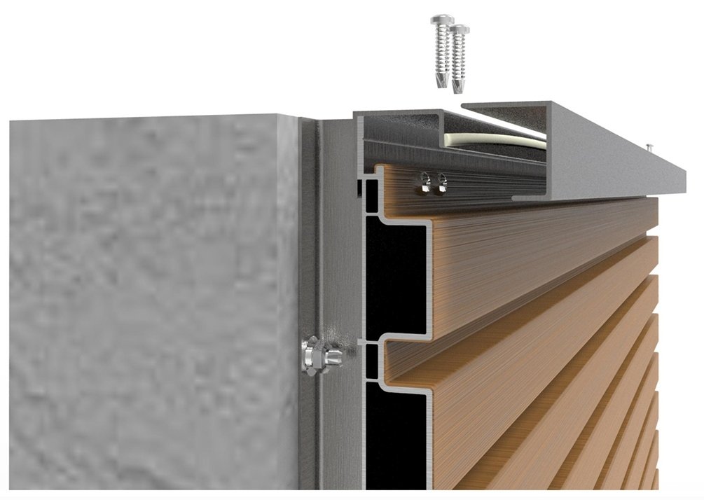 Double-Structure of ALumverde Cladding