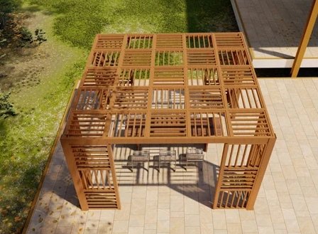 ALumverde tubes' key applications in pergolas