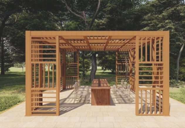 Lightweight Pergolas with ALumverde Co-Extrusion Aluminum Tube