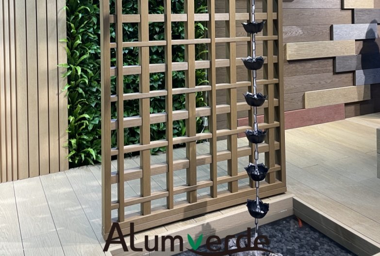ALumverde Co-Extrusion Aluminum Tubes for Decorative Screening