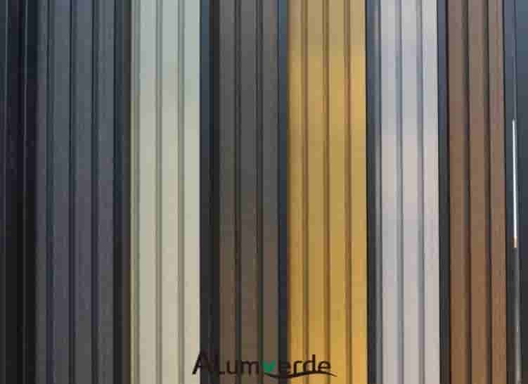 ALumverde Co-Extrusion Aluminum Cladding for Commercial Facades and Temperature Regulation