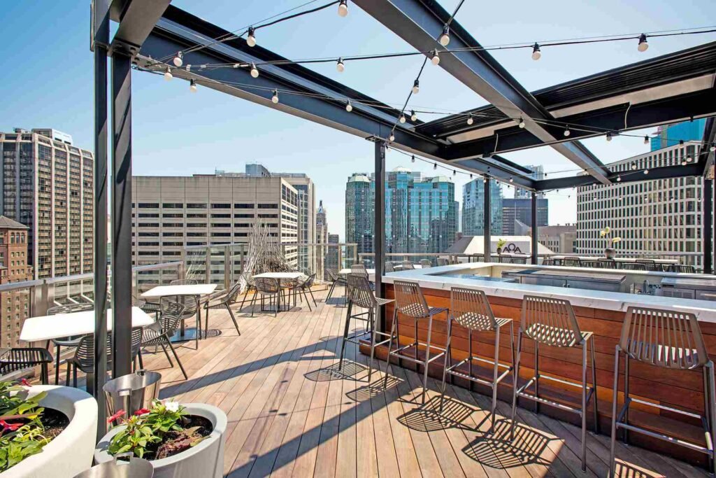 Co-Extrusion Aluminum LuxeFlow Decking for Public Spaces