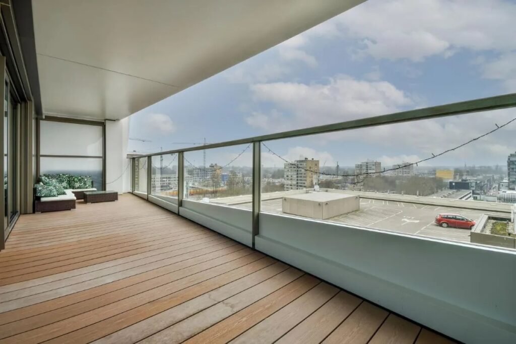 LuxeFlow Decking Strategic Water Management for High-Rise Residential Balconies